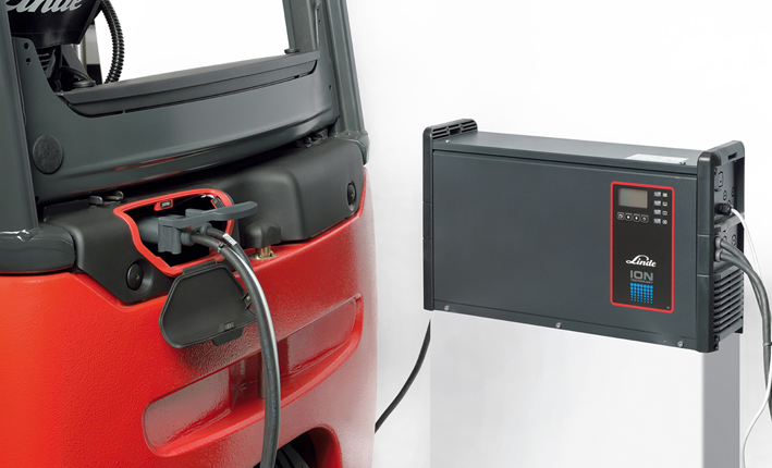 Linde elektrische heftrucks met lithium-ion batterij