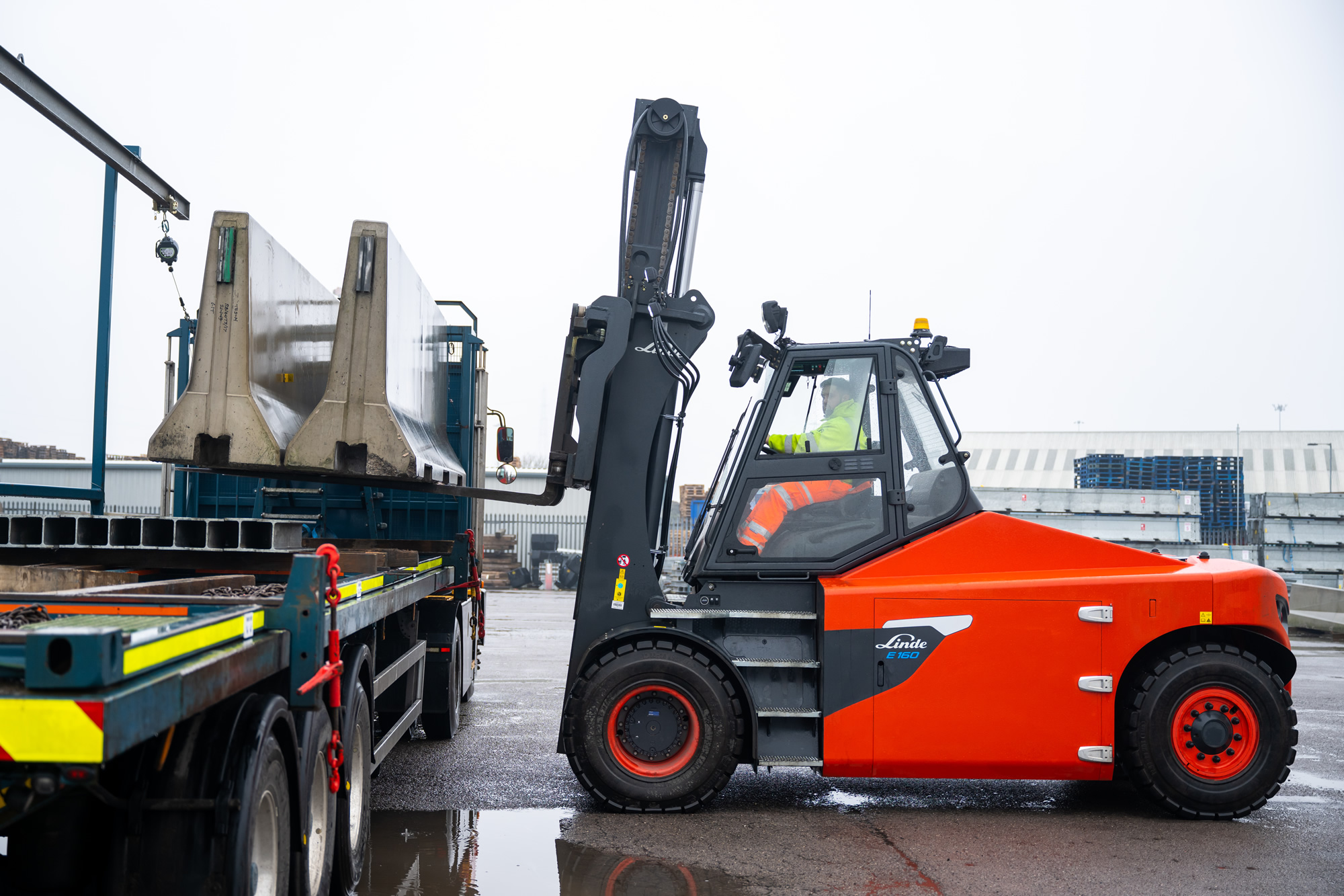 Linde E100 - E180 elektrische heftruck voor het zware werk