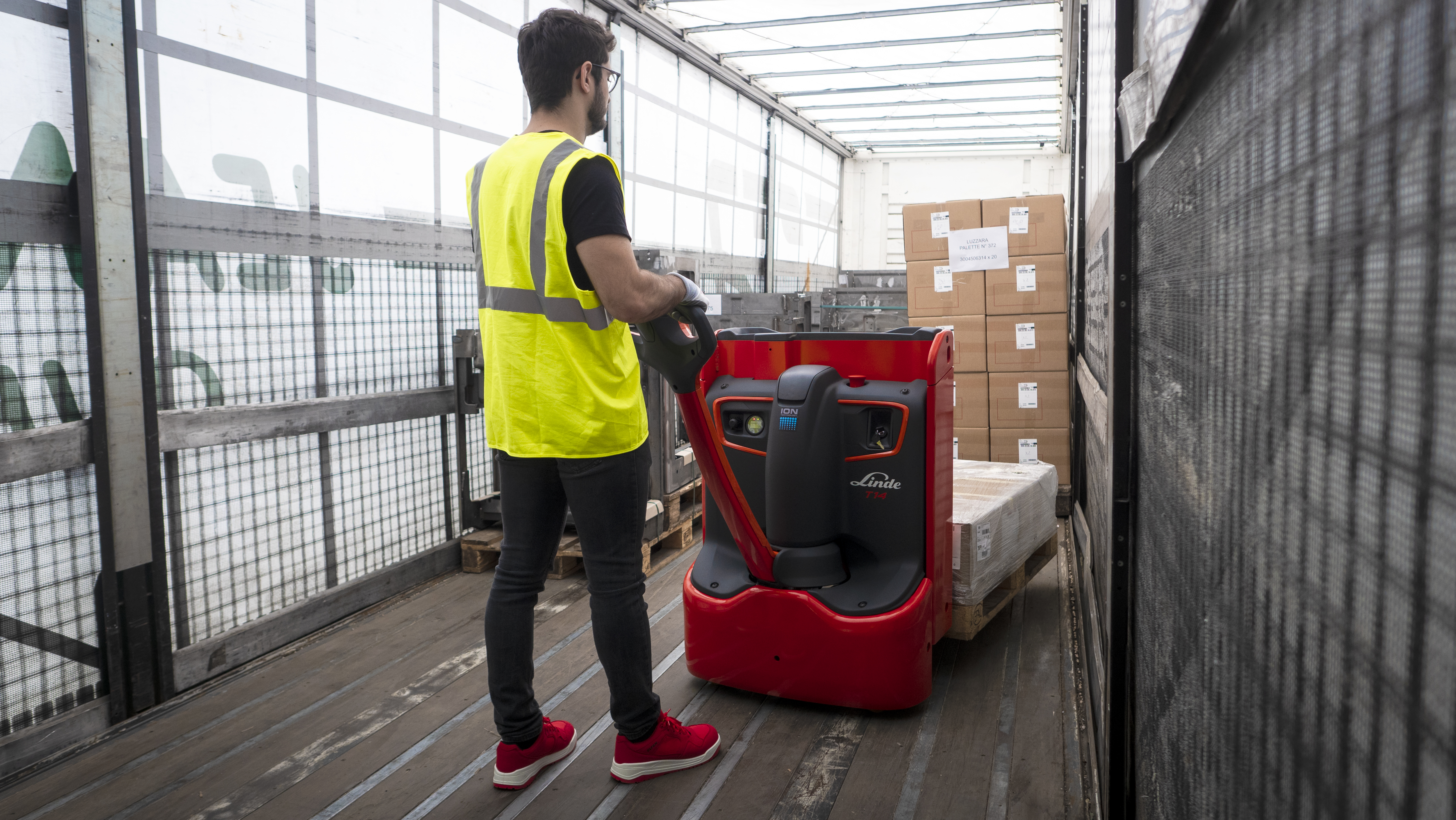T14-T16 wendbare elektrische pallettruck