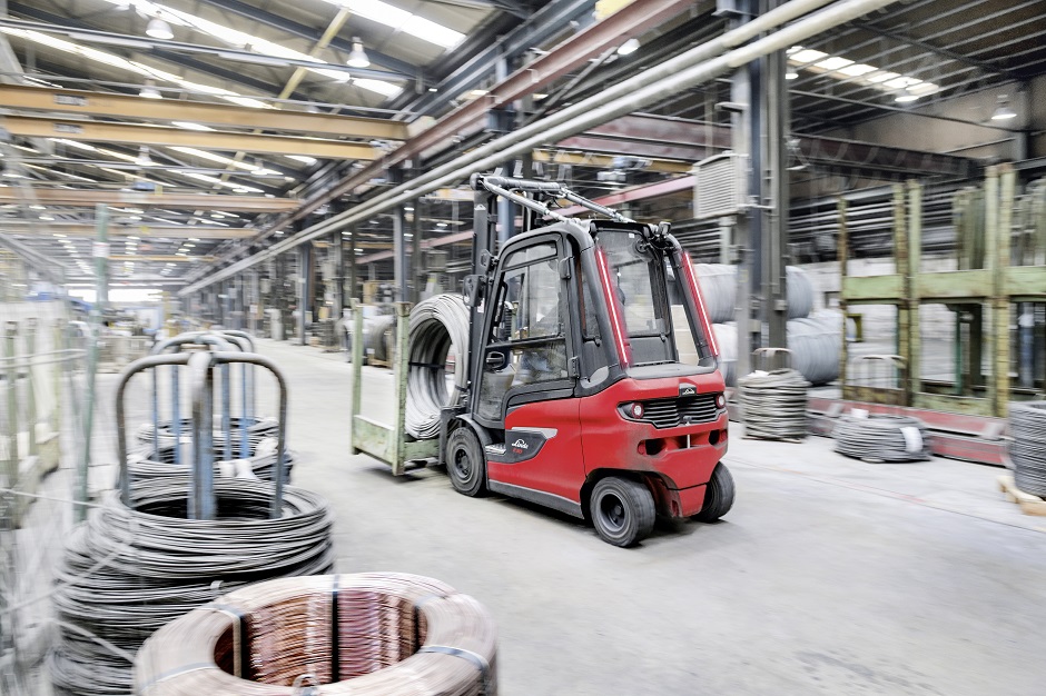 Linde heftrucks in de recycling industrie
