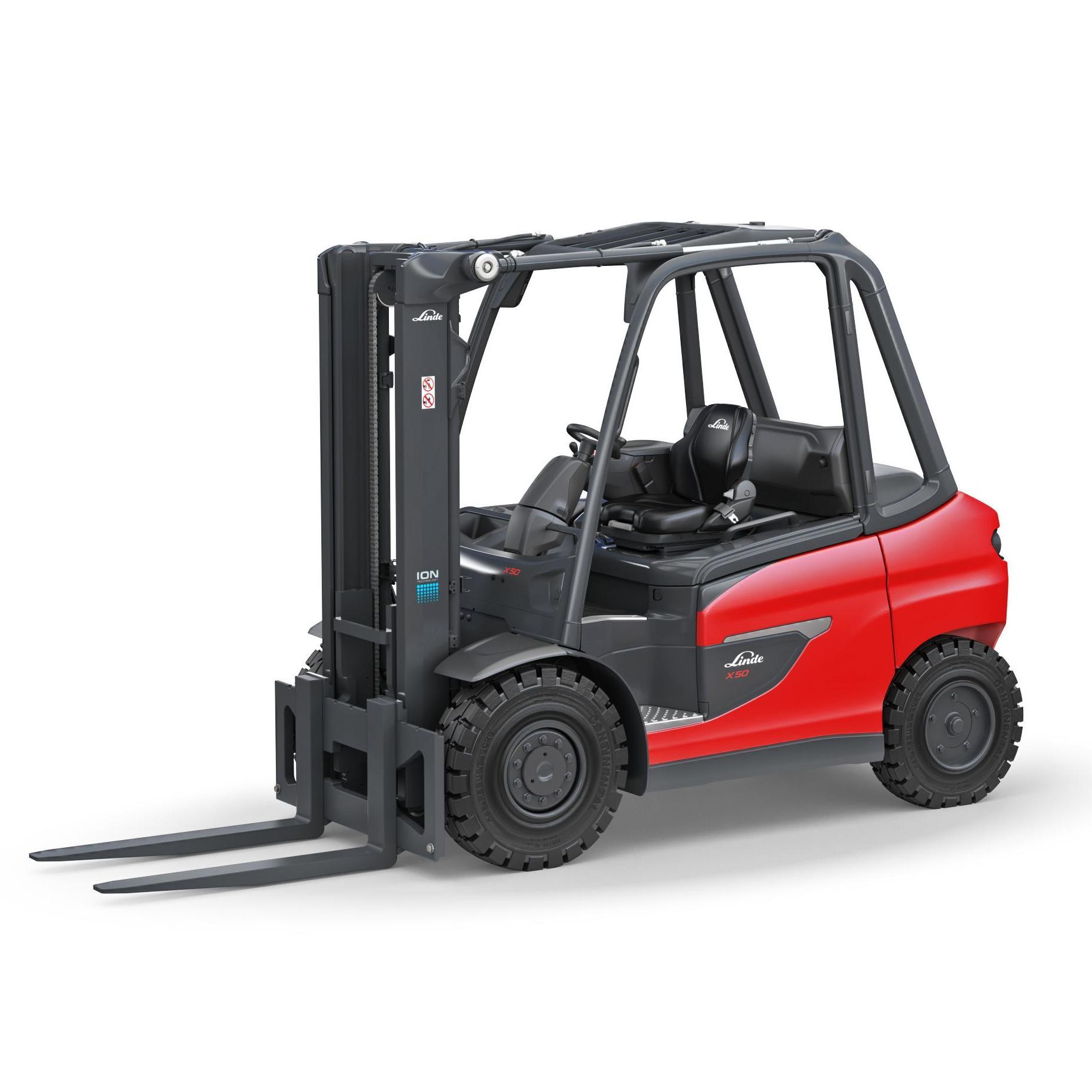 Vrijstaande Linde X35 - X50 elektrische heftruck