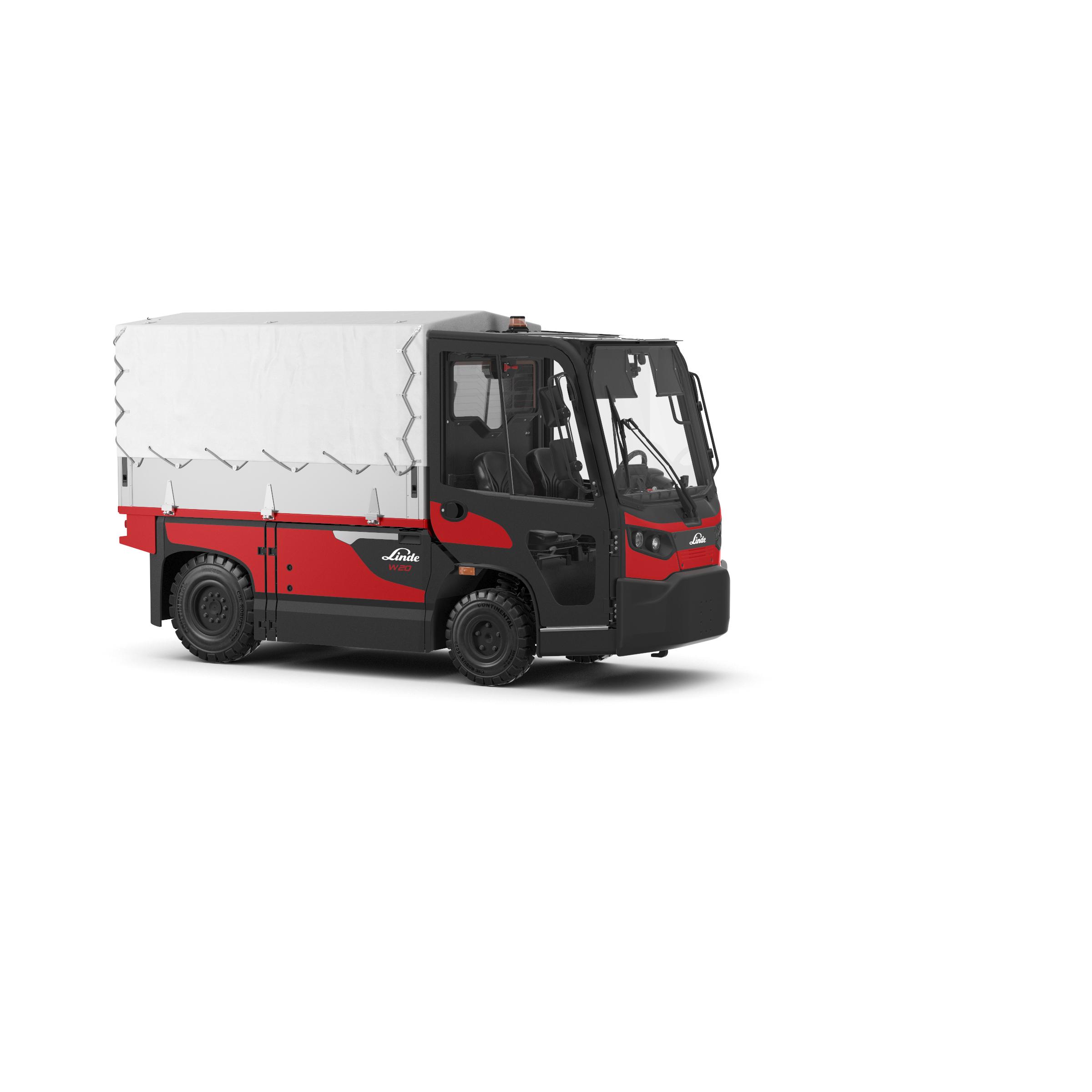 Linde W20 met opvouwbaar doek