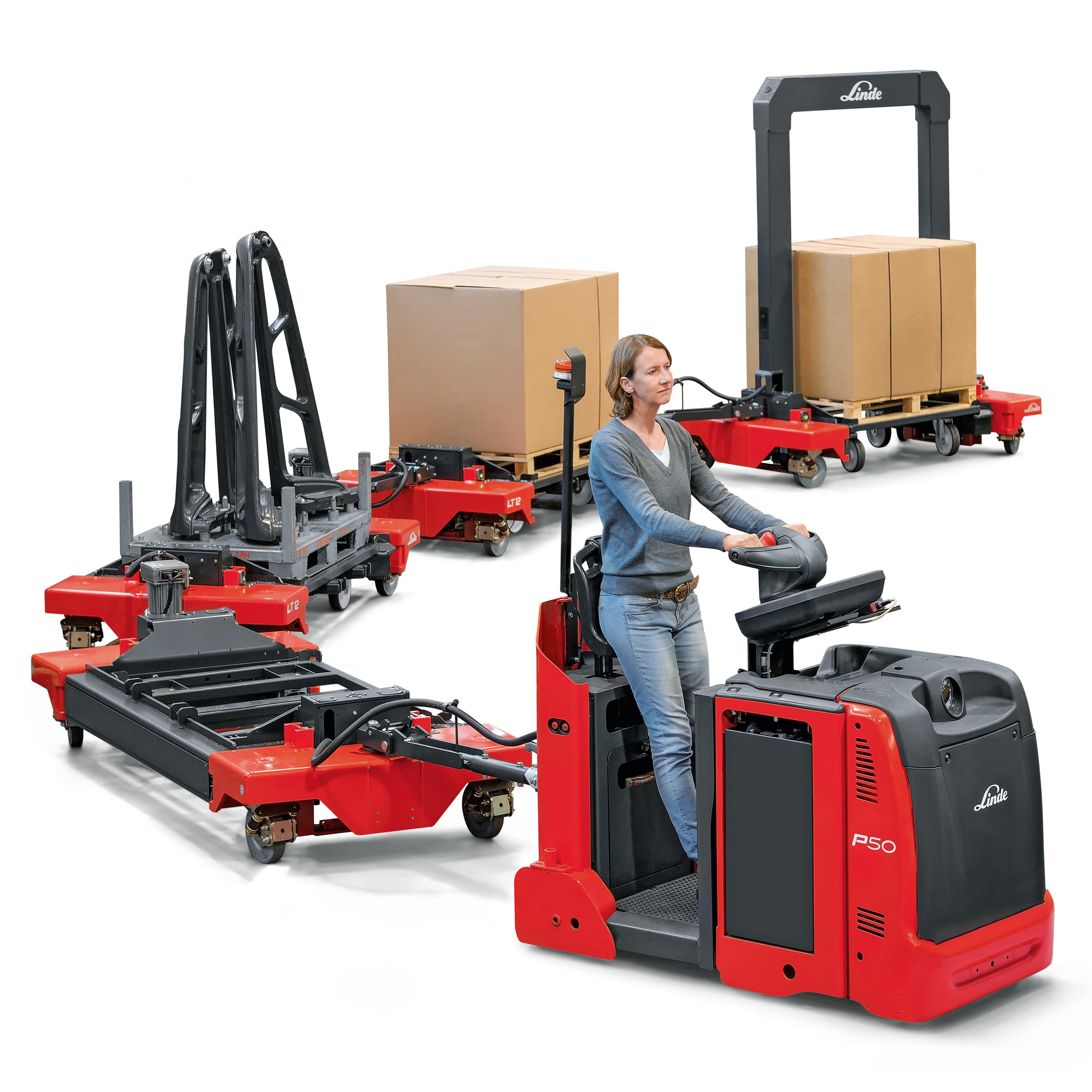 Linde LT10-LT20 serie logistieke trein