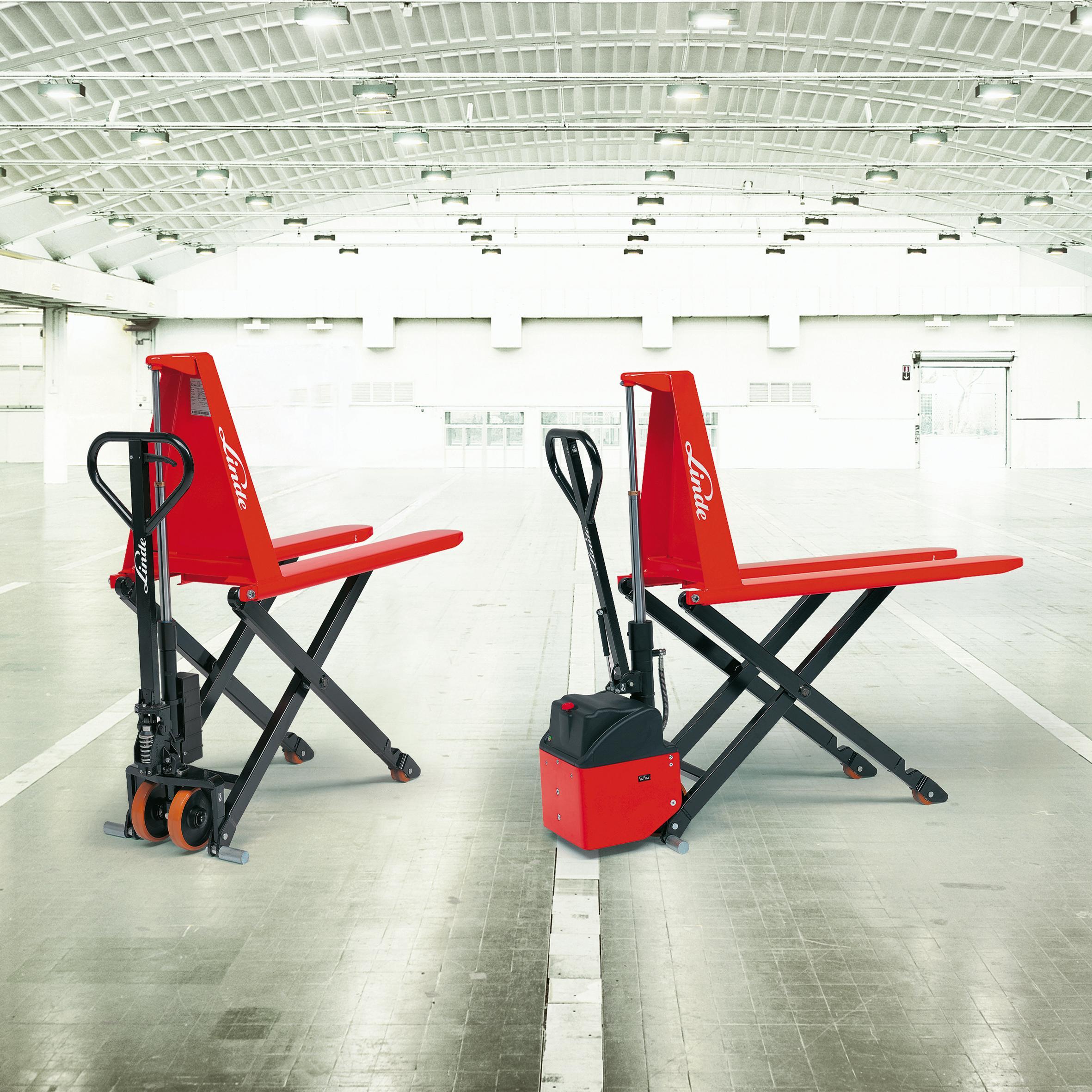 Linde M10 X XE sfeerbeeld schaar pallettrucks