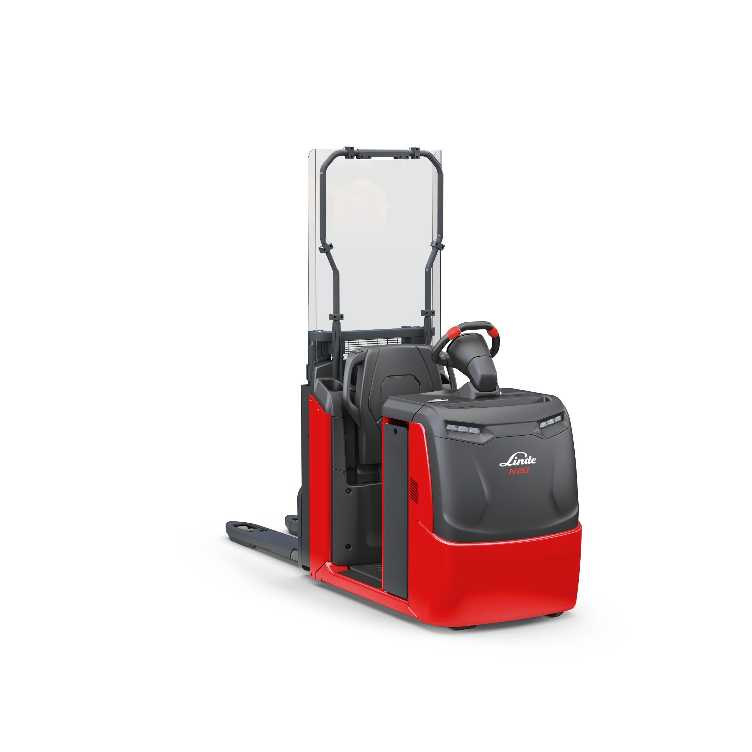 Linde N20 C D orderverzameltruck van voren