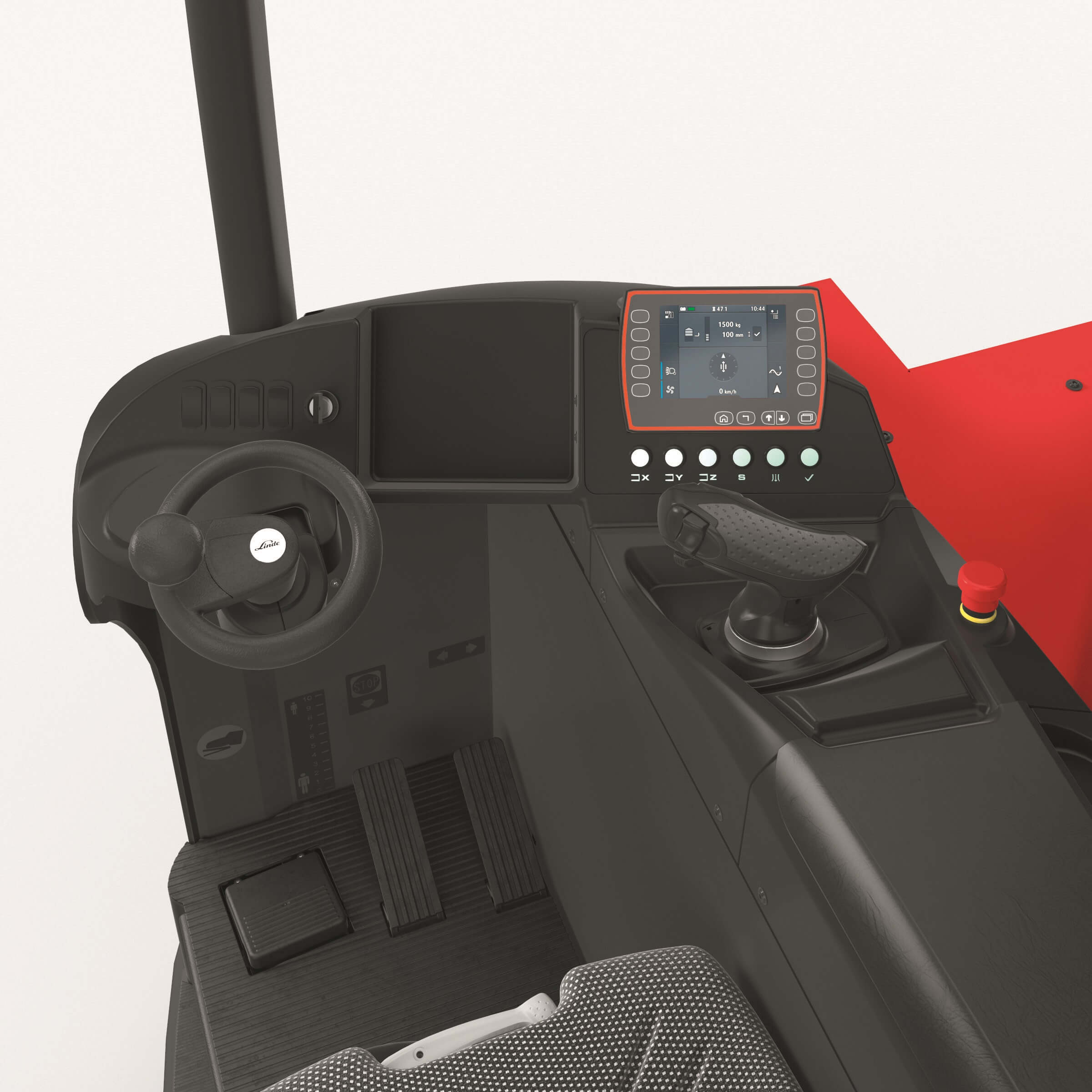Linde smallegangentruck A ruime cabine
