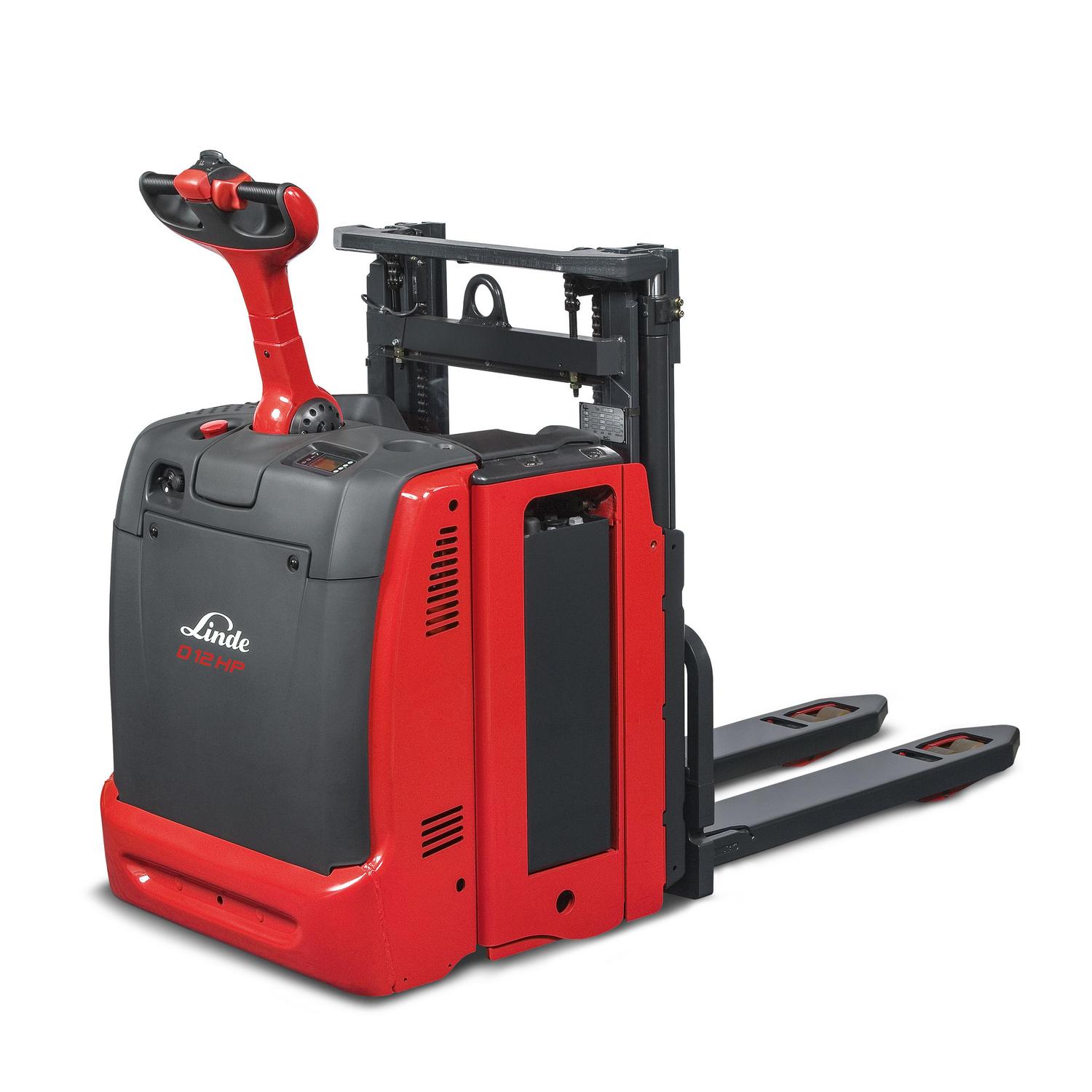 Linde stapelaar D12 D14 HP vooraanzicht