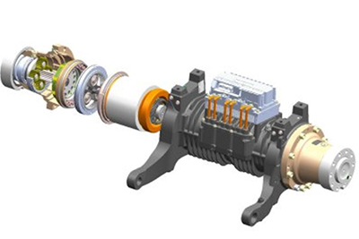 Dual-drive-rijmotor