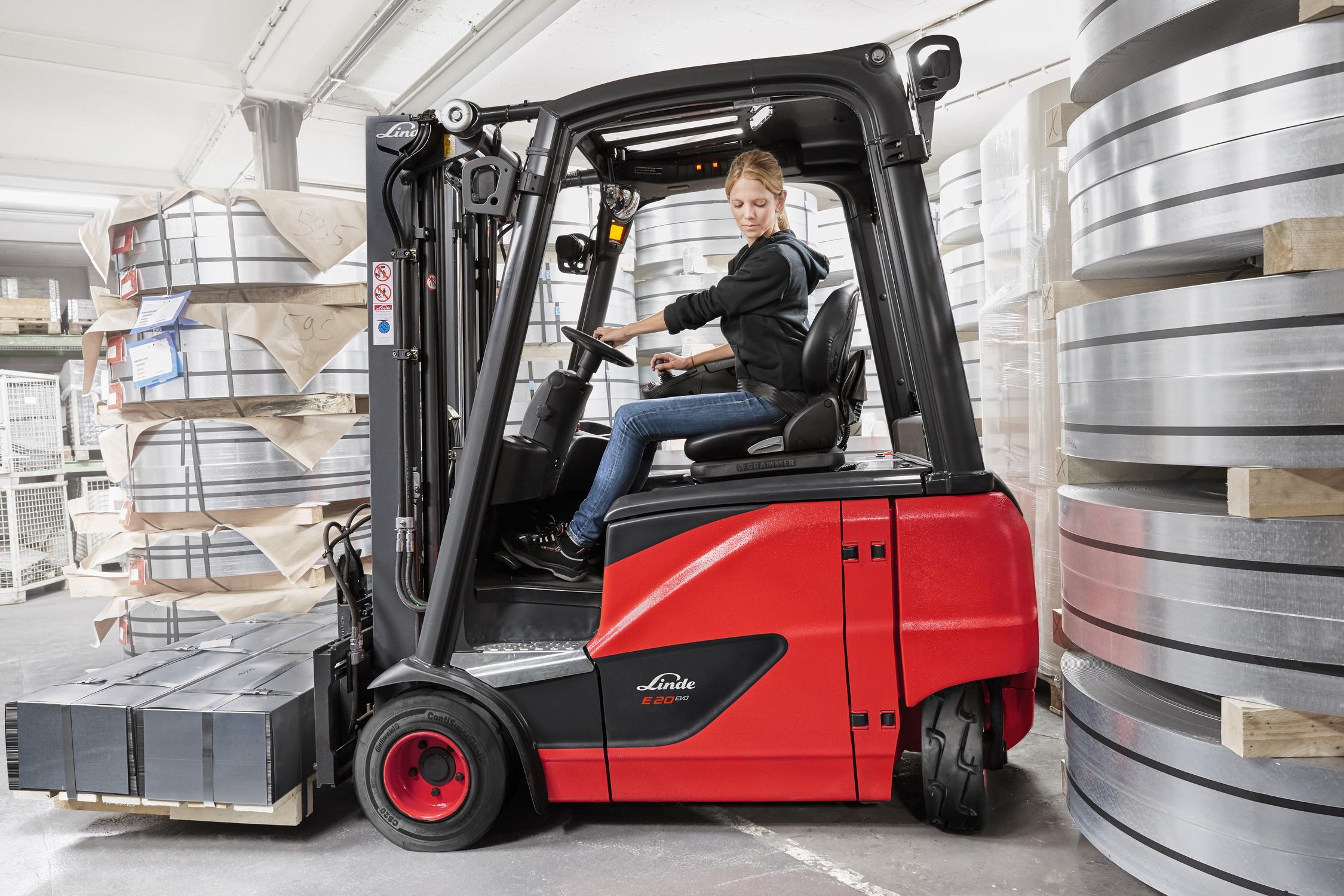 Linde elektrische heftruck E16 E20 EVO vierwiel