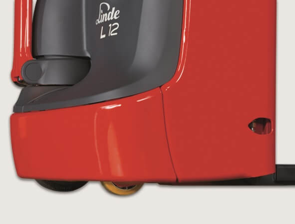 Linde stapelaar L10 L12 detail smal chassis