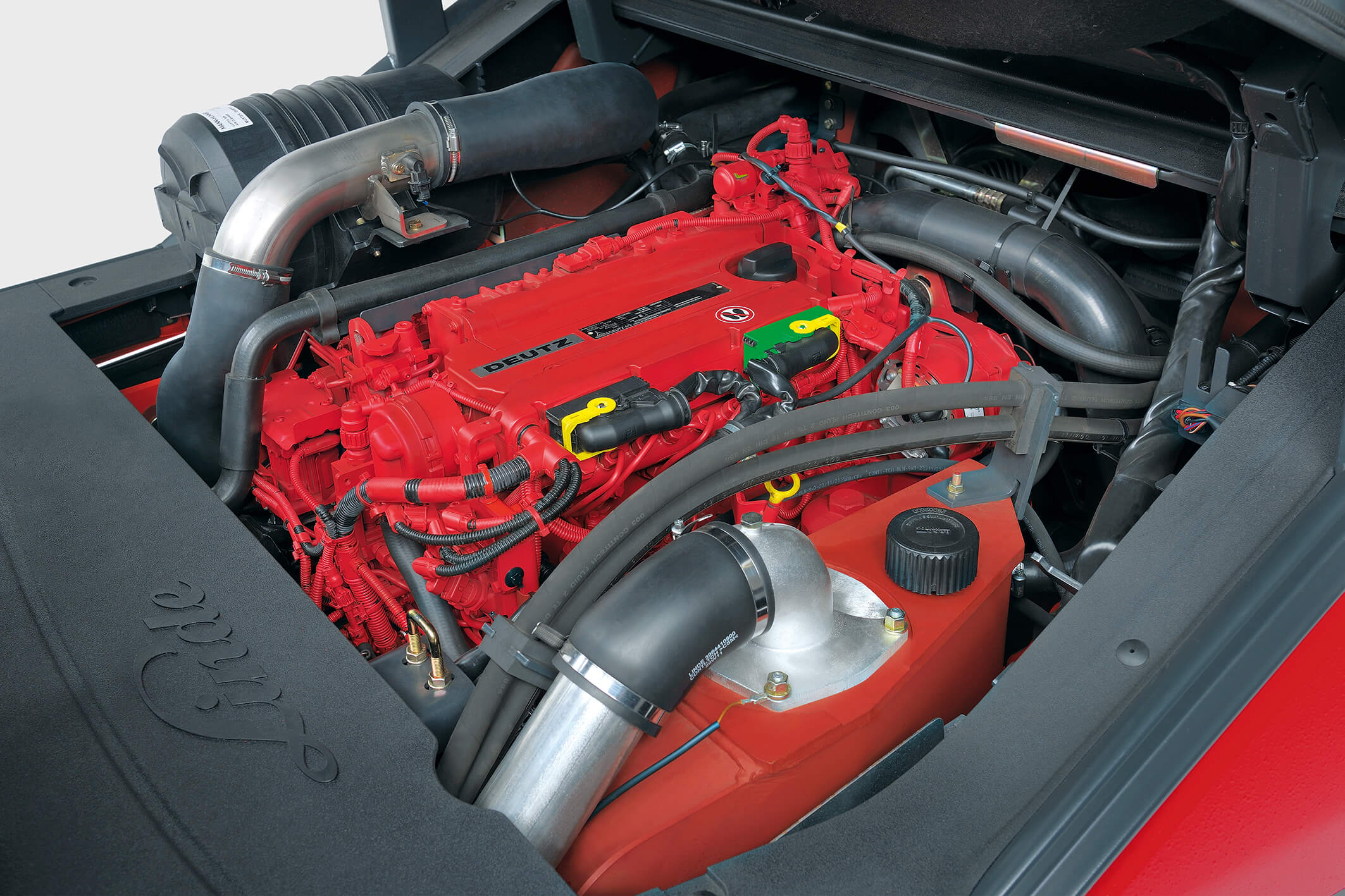 Linde verbrandings heftruck H50 H80 EVO krachtige motor